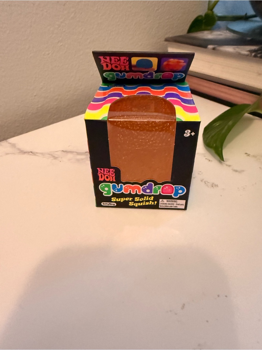 Gumdrop Super Solid Squish! Orange Sensory Favor